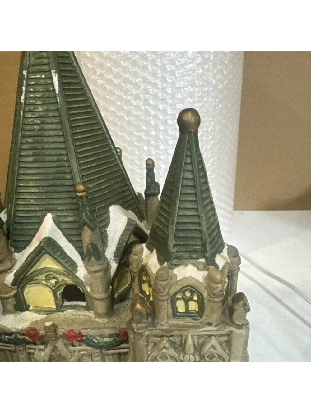 Lighted Cathedral byHeartland Valley Village collection by O'Well,vtg. 1990's